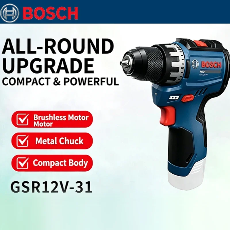 Home Appliances - Bosch GSR 12V-31 Bor Listrik Tanpa