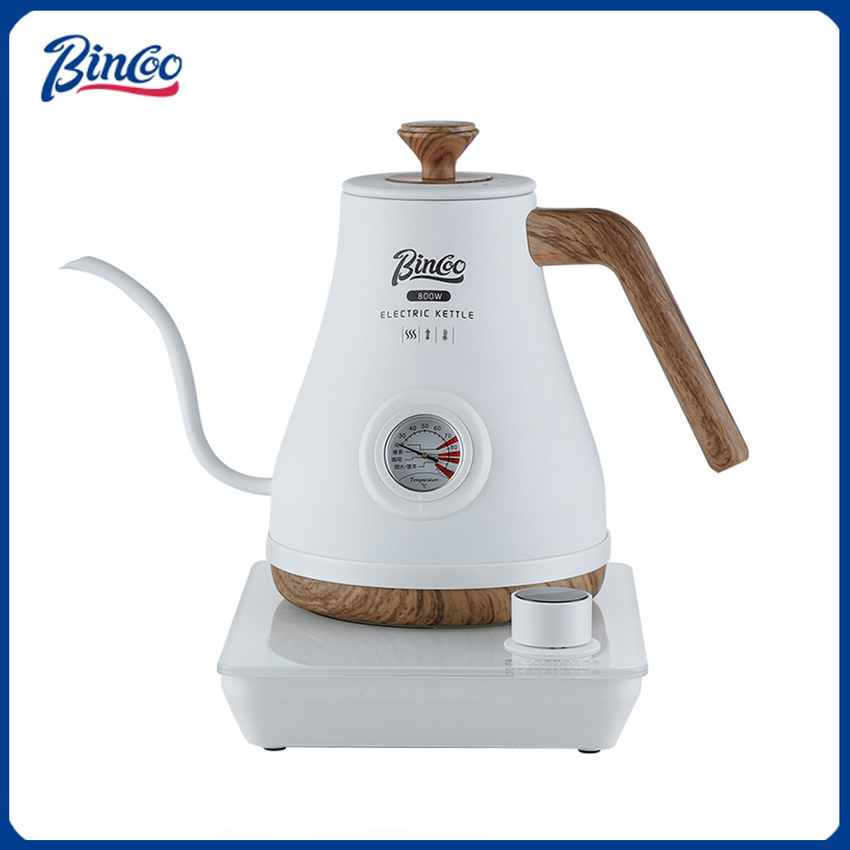 Electric Kettle Temperature Control - Bincoo Teko Kopi Seduh Manual dengan