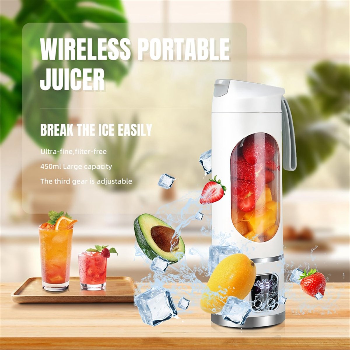 Portable Blender Usb Rechargeable - Blender Portabel A20M USB Isi Ulang