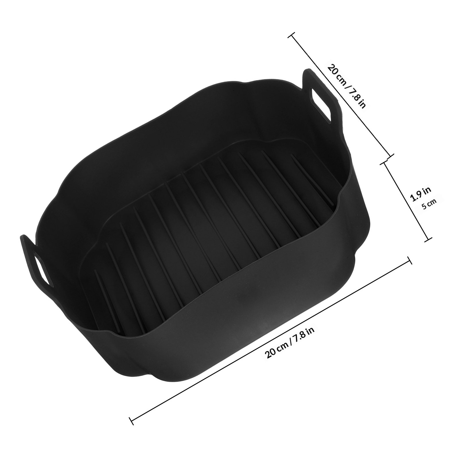 Alas Panci Penggoreng Udara Si - Air Fryer Silicone Pot Liner ulasan dan harga