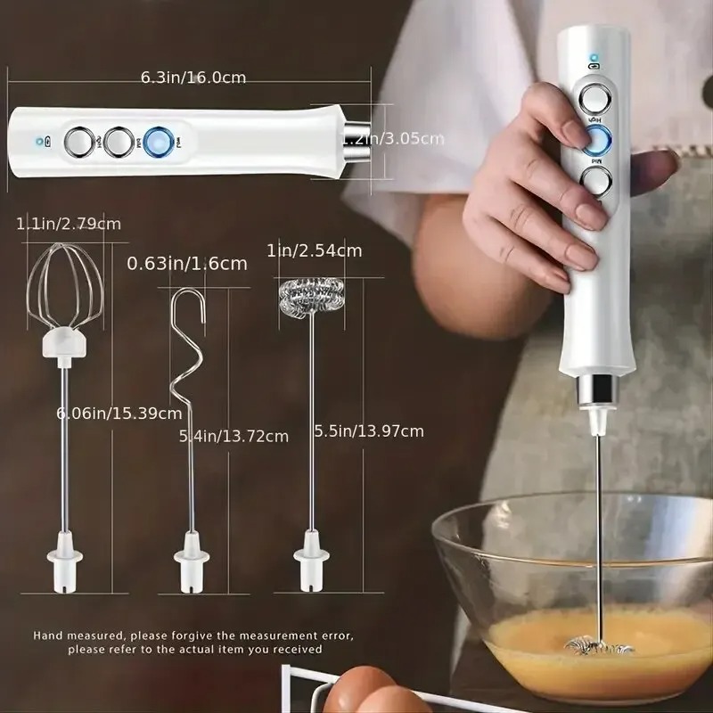 Pembuat Busa Susu Elektrik 3 i - Electric Milk Frother Handheld ulasan dan harga